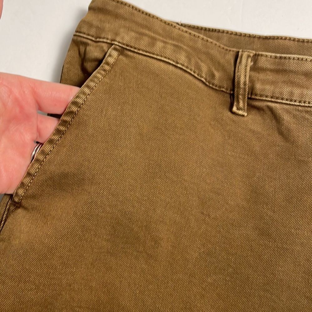Wonderly Women’s Twill Stretch‎ Jogger Pants zipper & button closure pockets 12R - Picture 9 of 11